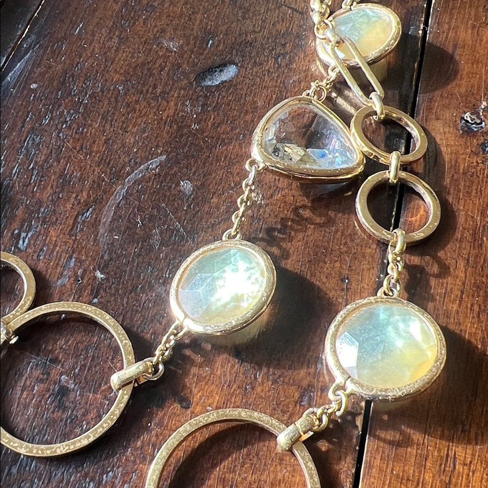 Kate Spade Elegant Gold and Crystal Necklace - Picture 2 of 5